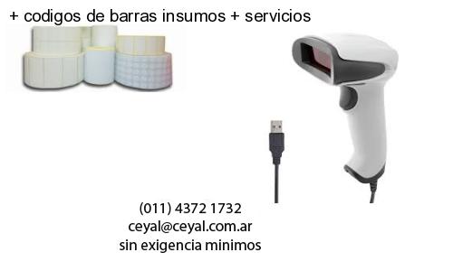   codigos de barras insumos   servicios