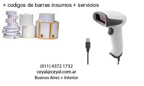   codigos de barras insumos   servicios