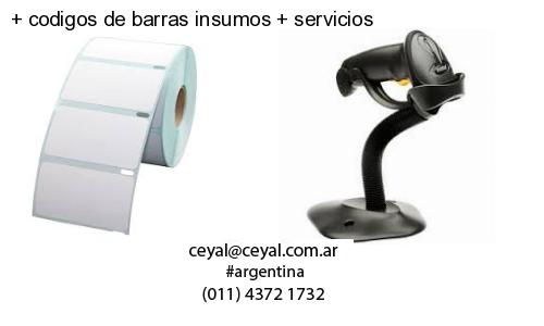   codigos de barras insumos   servicios