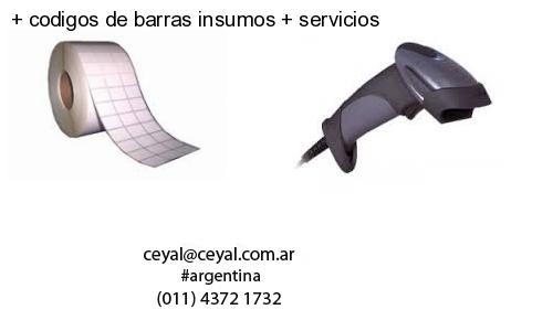   codigos de barras insumos   servicios