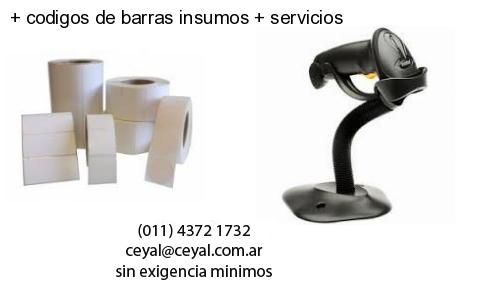   codigos de barras insumos   servicios