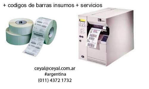   codigos de barras insumos   servicios