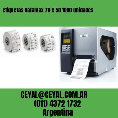 etiquetas Datamax 70 x 50 1000 unidades