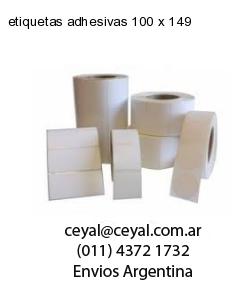 etiquetas adhesivas 100 x 149
