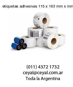 etiquetas adhesivas 115 x 163 mm x mm