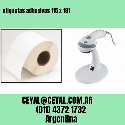 etiquetas adhesivas 115 x 181