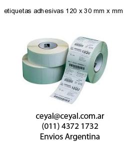 etiquetas adhesivas 120 x 30 mm x mm