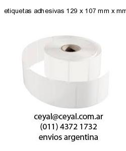 etiquetas adhesivas 129 x 107 mm x mm