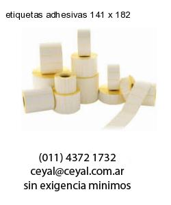 etiquetas adhesivas 141 x 182