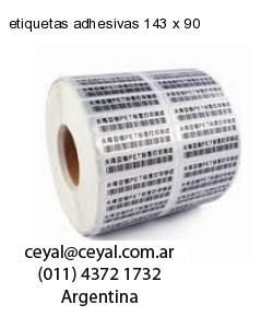 etiquetas adhesivas 143 x 90