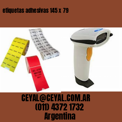 etiquetas adhesivas 145 x 79