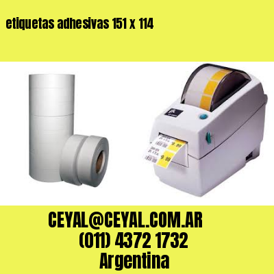 etiquetas adhesivas 151 x 114