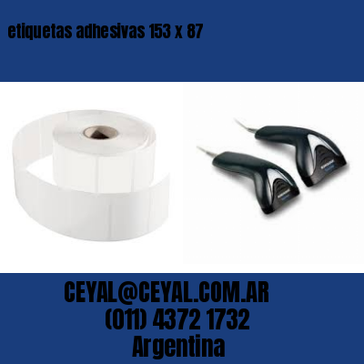 etiquetas adhesivas 153 x 87