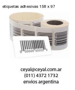 etiquetas adhesivas 158 x 97