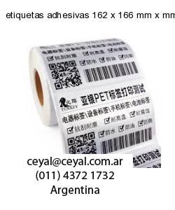 etiquetas adhesivas 162 x 166 mm x mm
