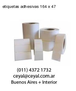 etiquetas adhesivas 164 x 47