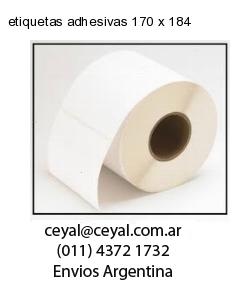 etiquetas adhesivas 170 x 184