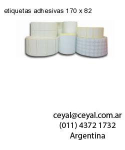 etiquetas adhesivas 170 x 82