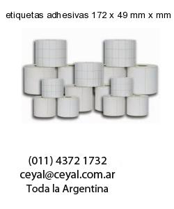 etiquetas adhesivas 172 x 49 mm x mm