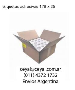 etiquetas adhesivas 178 x 25