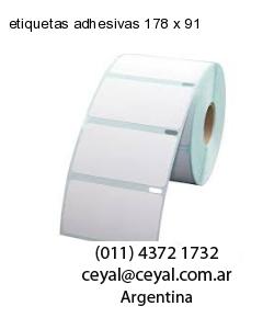 etiquetas adhesivas 178 x 91