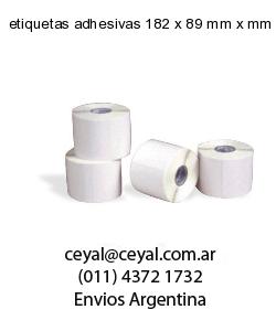etiquetas adhesivas 182 x 89 mm x mm