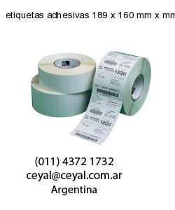 etiquetas adhesivas 189 x 160 mm x mm