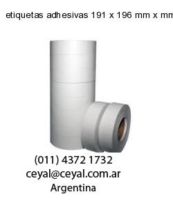 etiquetas adhesivas 191 x 196 mm x mm
