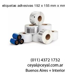 etiquetas adhesivas 192 x 155 mm x mm