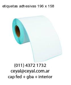 etiquetas adhesivas 196 x 158