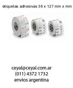 etiquetas adhesivas 36 x 127 mm x mm