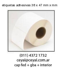 etiquetas adhesivas 38 x 47 mm x mm