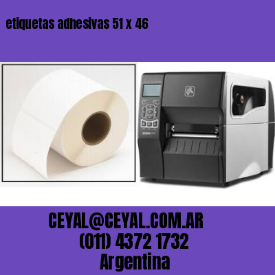 etiquetas adhesivas 51 x 46