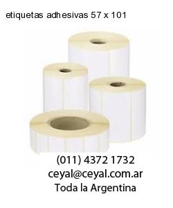 etiquetas adhesivas 57 x 101