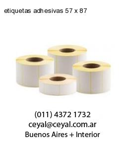 etiquetas adhesivas 57 x 87