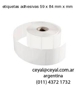 etiquetas adhesivas 59 x 84 mm x mm