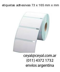 etiquetas adhesivas 73 x 165 mm x mm