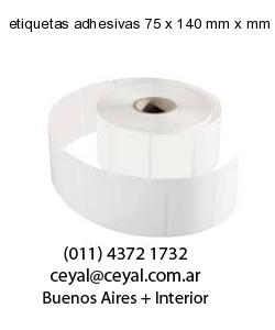 etiquetas adhesivas 75 x 140 mm x mm