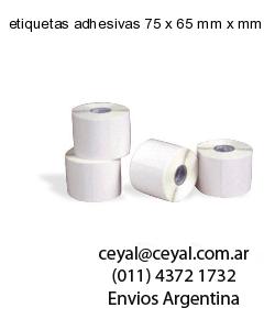 etiquetas adhesivas 75 x 65 mm x mm