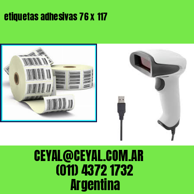 etiquetas adhesivas 76 x 117
