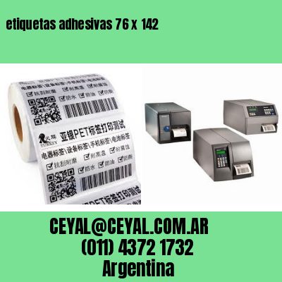 etiquetas adhesivas 76 x 142