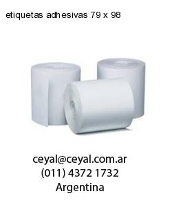 etiquetas adhesivas 79 x 98