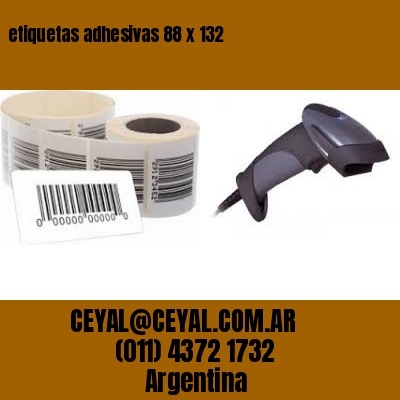 etiquetas adhesivas 88 x 132