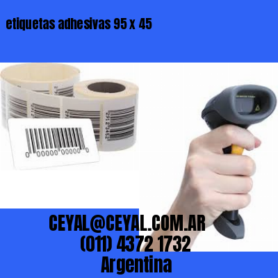 etiquetas adhesivas 95 x 45