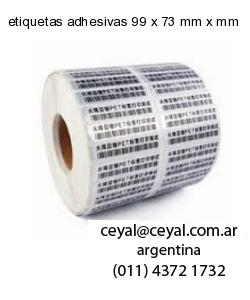 etiquetas adhesivas 99 x 73 mm x mm