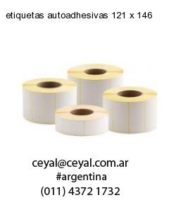 etiquetas autoadhesivas 121 x 146