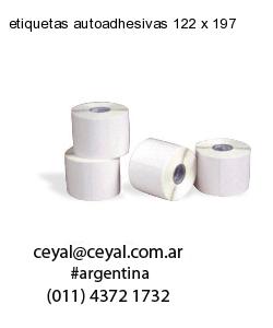 etiquetas autoadhesivas 122 x 197