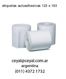 etiquetas autoadhesivas 123 x 193