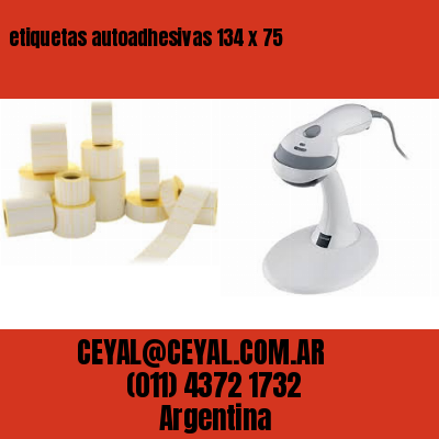 etiquetas autoadhesivas 134 x 75