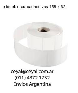 etiquetas autoadhesivas 158 x 62